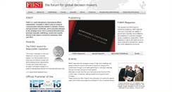 Desktop Screenshot of firstmagazine.com